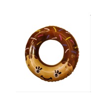 Donut Çocuk Yüzme Simidi 70 Cm Havuz Ve Deniz Simiti 6-9 Yaş Şişme Yüzme Oyuncağı Kahverengi