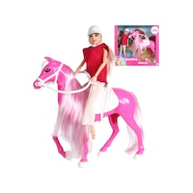 Jasmine Atlı Bebek Pembe-Beyaz