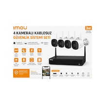 Imou 4'lü Dış Ortam 3mp Kablosuz Kamera Seti