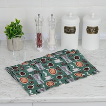 Soft Dapur Mutfak Havlusu - Yeşil - 40x66 Cm Çok Renkli