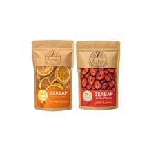 Doğal Lezzetler Kurutulmuş Portakal & Çilek Kurusu 2'li Avantaj Seti 2 X 100 G 200 G