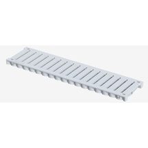 Plastik Kanal Izgarası 130x500 Gri