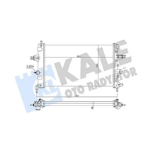 Kale 354105 Motor Radyatoru 1300270 93179909
