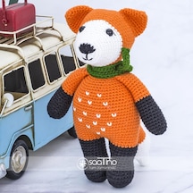 Sevimli Mister Fox Oyuncak Tilki Uyku Arkadaşı Boyutları