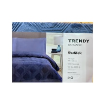 Özdilek Trendy Art Deco Battaniye Mavi