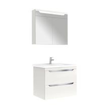 Kale Casilla 80 Cm Satin Gri Banyo Dolabı Takımı