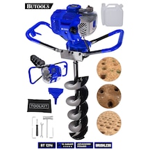 Butools ST-30 14000RPM Benzinli Motorlu Toprak Burgu Makinesi Mavi
