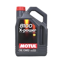 Motul 8100 X-Power 10W-60 Tam Sentetik Motor Yağı 4 x 4 L