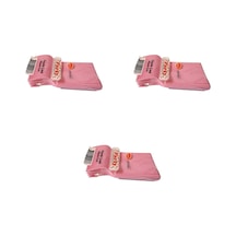 Plastik Çatal Pembe Renkli Lüx Parti Piknik Davet Doğum Günü Çatalı - 18 Cm. - 25 Adetlik 3 Paket