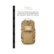 Astrid T Premium Yedek Eşya Ekipman Taşıma Uzun Yol Single Sword 50l Outdoor Taktik Sırt Çantası Çok Renkli