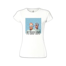 Pet Shop Boys - Super Beyaz Kadın Tshirt 001