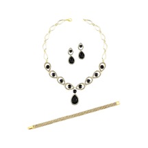 Forentina Paris Tasarım Siyah 4 Lü Su Damlası Set Ps0114 Siyah