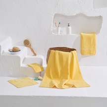 Homeloverr Organik Pamuk El Havlusu - Sarı - 30x30 Cm Renkli