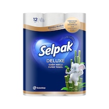 Selpak Deluxe Bambu Katkılı Havlu 12'li - 6 Adet Tarı