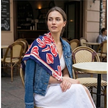 Modern Touch Desen 70 70cm Bandana/fular Çok Renkli