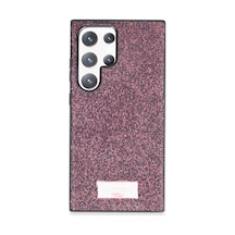 Onegif Samsung Galaxy S23 Ultra Bright Simli Kapak - Derin Mor 0.2M-Çok Renkli
