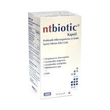 Nt Biotic / Ntbiotic 90 Kapsül Probiyotik+Prebiyotik Nt Biotic / Ntbiotic 90 Kapsül Probiyotik+Prebiyotik