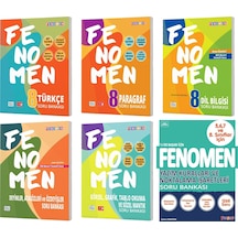 Fenomen Okul 2024 8. Sınıf Türkçe + Paragraf + Dil Bilgisi + Görsel + Yazım + Ata Söz Soru Seti 6 Kitap