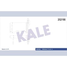 Kalorifer - 660 - Radyatörü Clıo Iı 00 Symbol Iı 08 234x158 2 Sıra Al - Almparca - Pl Sistem