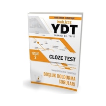 YDT İngilizce Cloze Test Issue 2 - Burak Yaşar - Pelikan Yayınları