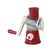 Novahub Çok Fonksiyonlu Sebze Kesici Yuvarlak Dilimleyici Mutfak Rulo Aletleri Alet Doğrayıcı Patates Havuç Peynir Rendeleyici Mutfak Robotu Kırmızı Kırmızı