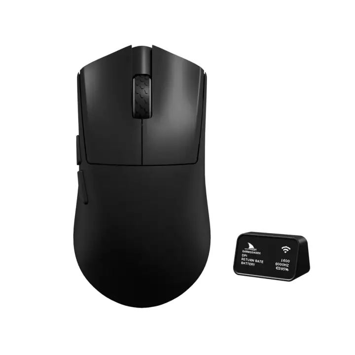 Darmoshark M3xs Pro 8k Beyaz Wireless Gaming Mouse Paw3950 & Ekranlı Alıcı -