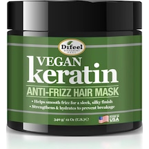 Difeel Vegan Keratin Kabarma Karşıtı Saç Maskesi 340 G