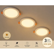 Ct-5646 9 Watt Led Panel Ayarlı Günışığı 3 Adet Gün Işığı