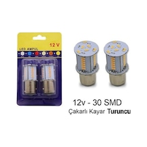 Carub Stop Çakar Turuncu Çakarlı - Kayar 30 Led 2 Adet