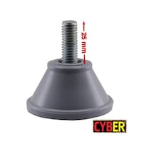3-8''X30 Civatalı Plastik Baza Ayak Gri