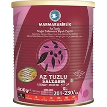 Marmarabirlik Az Tuzlu Salamura 201-230 KB XL Siyah Zeytin Teneke 400 G
