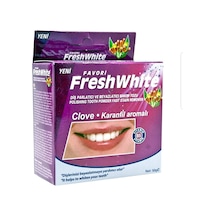 Favori Fresh White Diş Beyazlatıcı Karanfil Aromalı Parlatıcı Bakım Tozu 50 G x 2