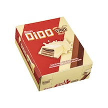 Ülker Dido Beyaz Çikolatalı Gofret 24x36,5 G Trio 5'li Avantaj Paketi - 5 Adet Tarı