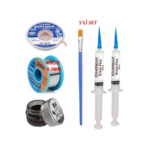 Mechanic Lehim Teli 0,3mm 40gr Havya Uc Temizleyici Rslasm Flux Ve Cp-3015 Lehim Emme Teli Seti02