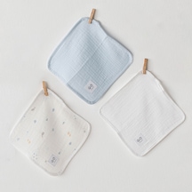 Andywawa Bebek Ağız Mendili 3 Pcs Washcloths 20x20 Ocean Is My Happy Place Muslın