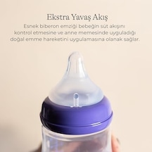 Lansinoh Natural Wave Biberon Emziği Ekstra Yavaş Akışlı 0 Ay Açık Bej