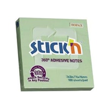 Hopax Stıckn Yapışkanlı Not Kağıdı 100 Yp 76x76 Yeşil He21552