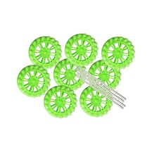Plastik Tekerlek 8 Adet Mil 4 Adet Φ45 MM