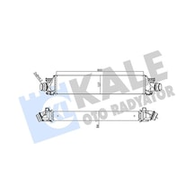 Kale 355940 Turbo Radyatörü Intercooler - Chevrolet Aveo 2013- 1.4 95199556