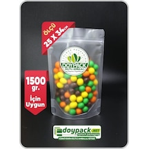Doypack Şeffaf Kilitli Doypack 25 x 34 CM 50'li