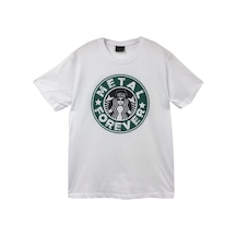 Metal Forever Baskılı T-Shirt Çok Renkli