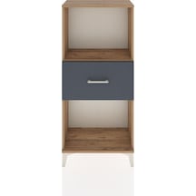 Hyperion Dolap Tek Raflı Tek Çekmeceli 60x44x134 Çam-antrasit Çam