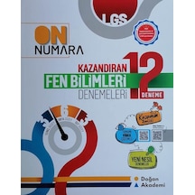 Doğan Akademi 8. Sınıf LGS On Numara Fen Bilimleri 12'li Deneme