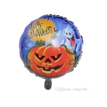 Happy Halloween Folyo Balon 18 İnç Çok Renkli