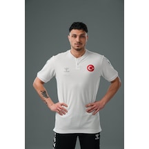 Hummel Armin Milli Takım Bebe Yaka Tişört Beyaz