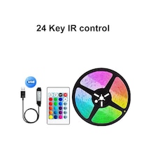 App 5050 Rgb Bluetooth Led Çubuk Işık 1m-30m Dc 5v Usb Led Çubuk Tv Arkaplan Işığı Odası Dekorasyon Led Bant Diyot Esnek Yatak Odası Neon Işık Ir Controller 25m Ir Controller 25m
