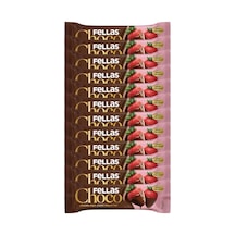 Çikolata Kaplı Meyve Bar Çilek 35gr X12