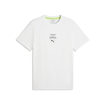 Puma Amf1 Essential Logo Tee 1 Erkek Günlük Tişört 63539302 Beyaz Beyaz