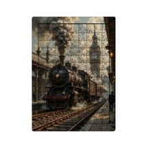 Ghostbastır Design Londra Big Ben Tren İstasyonu 99 Parça Ayaklı Puzzle Dekoratif Çocuk Yapbozu 071