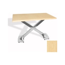 İks Masa Kromnikel 70x120 - Werzalit, Allzalit Yada Wermodin Tabla - Akçaağaç Çok Renkli